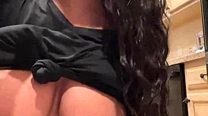 Busty Ebony Milf Nyla Storm Fucks Her Big Black Boobies