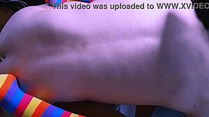 Shy latina student cheats with classmate in apartment