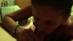 Shelly performs oral in homemade video