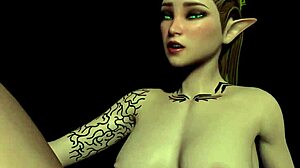 busty wood elf in pov 3d adventure