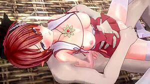 I can't stop watching Ricca dominate bandits in 4K 3D hentai game uncensored ultra settings