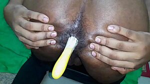 Fuck Tight Ass With Dildo Hard!