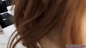 Blonde teen 18+ takes anal in amateur group sex