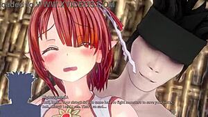 I can't stop watching Ricca dominate bandits in 4K 3D hentai game uncensored ultra settings