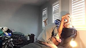 Latina Teases with Toy Fuck