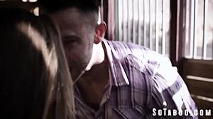 Adriana Chechik breaks curfew with bondage riding and spanking