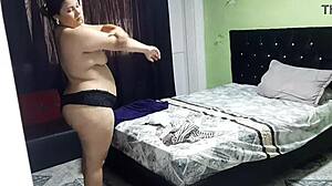 I SPY on my EX while she DRESSES!