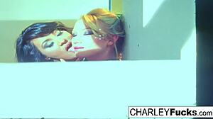 Madison Scott And Charley Engage In Intense Lesbian Fucking