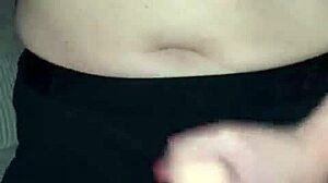 Shemale couple grinds massive cock in kinky masturbation session