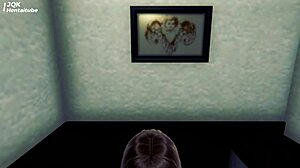 Hentai 3D Uncensored: Asian Babe Bent Over for Doggystyle Anal Assfucking and Creampie