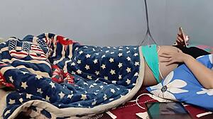 i'm using toys for deepthroat fun with dildo