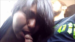 Closeup Of Chunky BBW Sucking Cock With Plump Ass