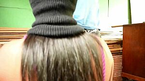 novinha cavalona rides big ass in first amateur anal group scene