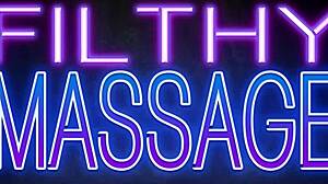 All natural teen Fiona Frost receives oiled deep pussy massage leading to cumshot