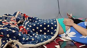 i'm using toys for deepthroat fun with dildo