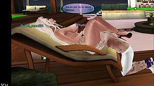 Janine gets exposed as a cuckold in IMVU.