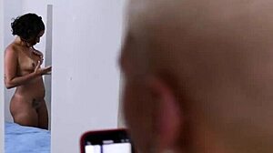 Tattooed teen bends over for doggystyle fucking and cowgirl riding with cumshot