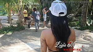 A Day at the Beach Turns Into Outdoor Anal Action