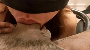 College girl gets banged up to swallow porn cum
