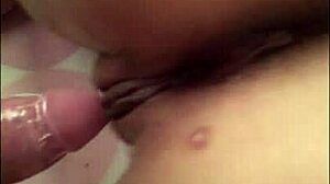 My Step Sister Sucks My Big Cock And Fucks Me With Her Blonde Tits!