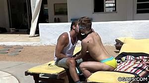 My Step Dad's Best Friend - Wesley Woods And Austin Ryder With Big Cock Outdoor Hardcore Action