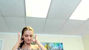 Teen with big tits performs striptease clothes ripped hardcore don't say you love me