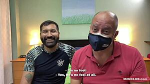 This Latino macho is fucking faggots in a rough bareback session.