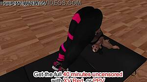 rough sex with 3d shortstack at gym