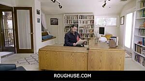 Can I fuck my teen employee at work? Cierra Bell and Violet Starr with Jack Vegas