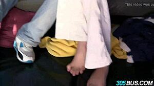 Brunette Takes Big Dick On 305 Bus