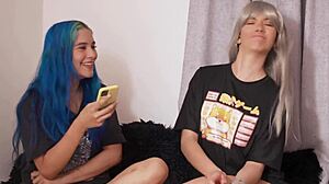 Yenifer Chacon And Min Galilea Masturbate With Dildos In Lesbian Missionary Kissing