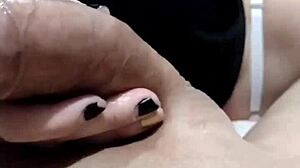 Latina shemale gives pov handjob and oral to orgasm