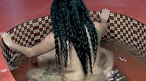 I took my latina milf neighbor to the hotel