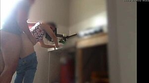 Does my stepsister enjoy cooking while I fuck her and cum in her mouth?