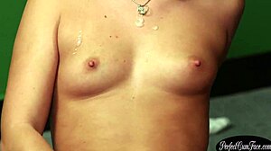 Want to see this European suck dick before a facial?