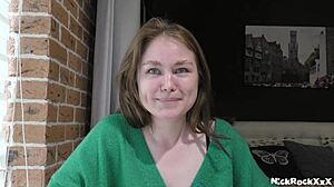 Fucked Neighbor's Cute Teen 18+ Student Deepthroat