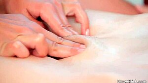 hey check out this blonde teen licking pussy outdoors