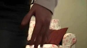 Tiny 18+ Blonde Performs Hot Striptease On The Couch, Undressing Slowly