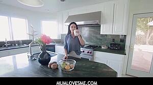 hot brunette stepmommy brooke beretta offers tits and pussy for intense fucking