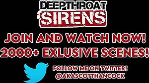 sexy chubby allison moore deepthroats monster cock, licks balls in pov