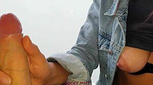 fucking a girl on balcony in real 60fps