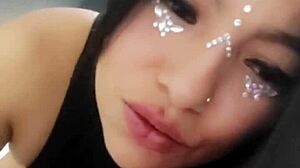 This brunette loves getting her pussy licked and deepthroating big cocks