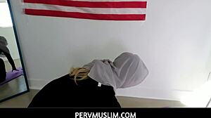 destiny 18+ cruz as olympian in hijab blows and fucks arab coach in pov