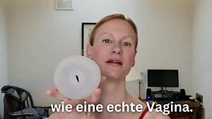 Cute blonde Daria begs for a messy facial cumshot.