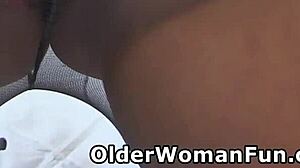 older british lady has fun solo part 512