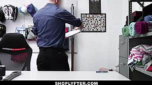 Suspect Alice Merchesi, aka Cindy Cumdumpster, gets hardcore deepthroat in the office!