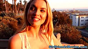 blonde lesbos make movie