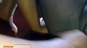 Outdoor lesbian…Ebony couple enjoys sex with massage and masturbates