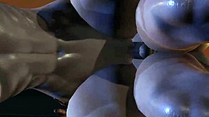 Chun Li Moans as She Gets Penetrated with Big Tits and Hairy Pussy in Street Fighter 3D Porn