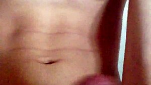 Chinese Guy Jerks Off Hard!